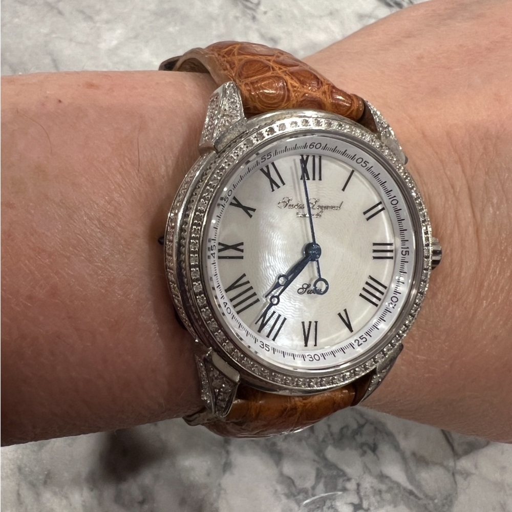Swiss Legend authentic diamond watch Roman  numerals